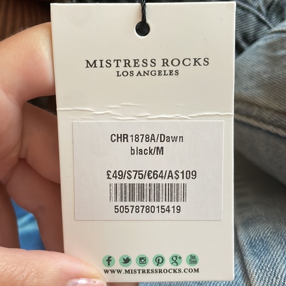 Black/Grey denim twisted seam jeans- muller inspired style - Picture 5 of 5